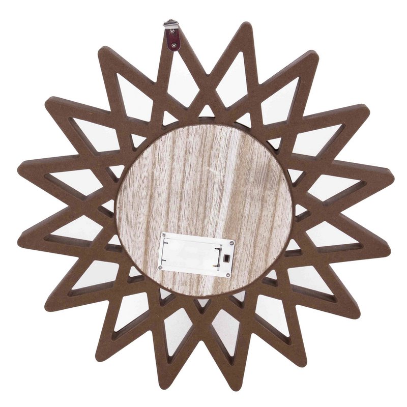 LUCE SPECCHIO SOLE IN LEGNO
