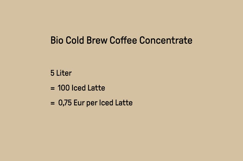 Bio Cold Brew Coffee Concentrate | Ethiopia 5 L