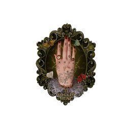 Pins kraftvolle Hand