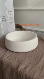 LAVURI Milano 186 – Handgemaakte decoratieve kom broodmand DIY kaars