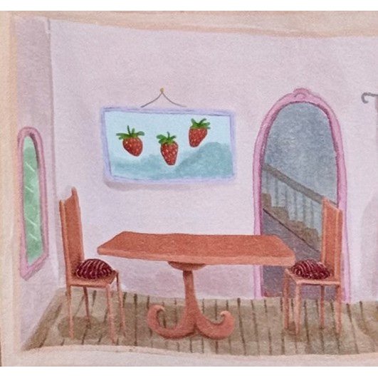 Strawberry House speelhanddoek