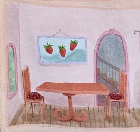 Strawberry House speelhanddoek