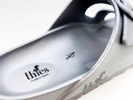 thies 1856 ® Ecofoam Sandal vegan silver