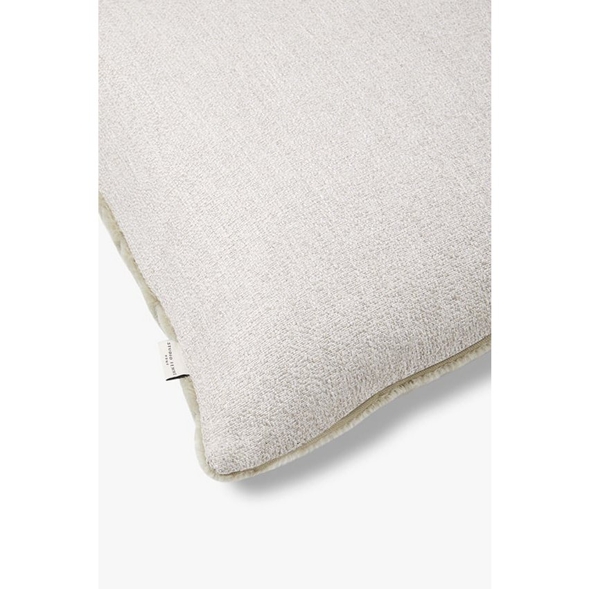 Luxury mohair decorative cushion cover Amy sage green 50x50 cm