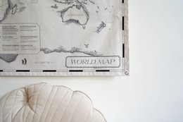 Cotton world map for children "Civilisational achievements"