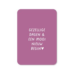 Julekort glade dage