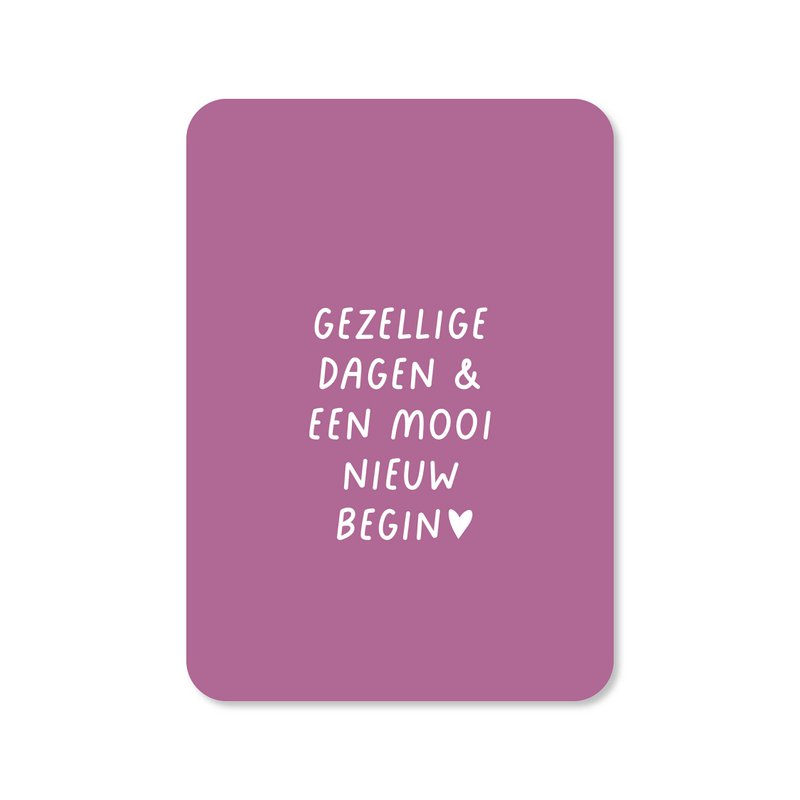 Julekort glade dage