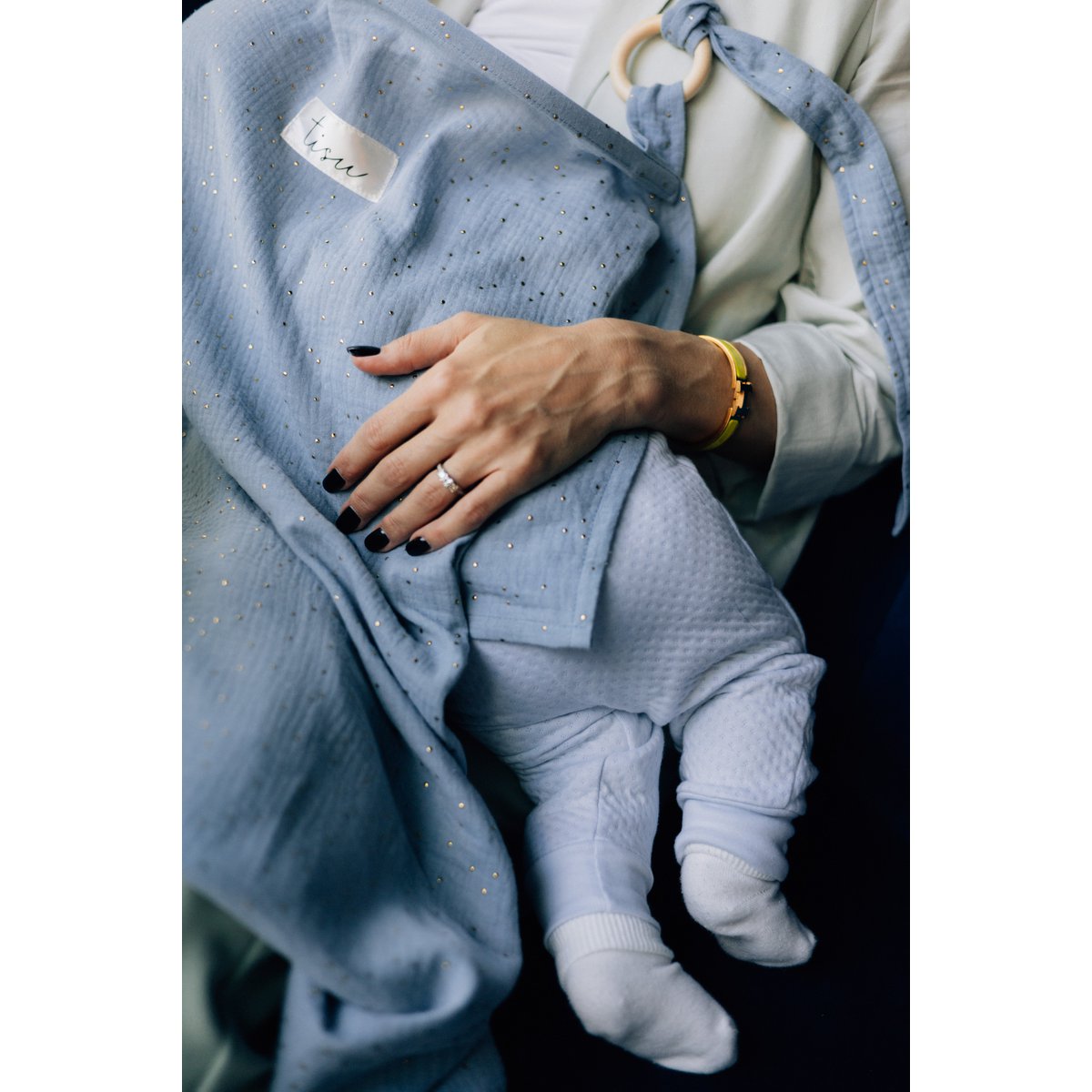 TISU nursing cover, Light Blue