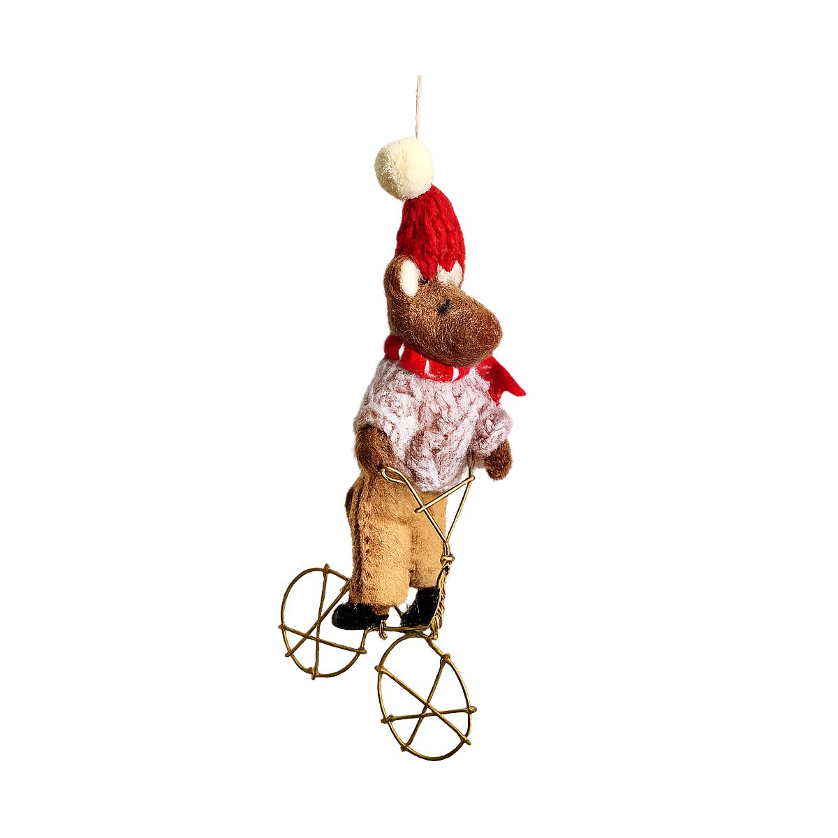 Bjørn på cykel