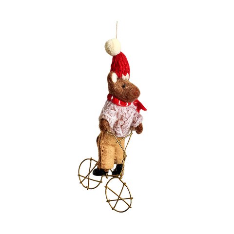 Bear on bicycle
