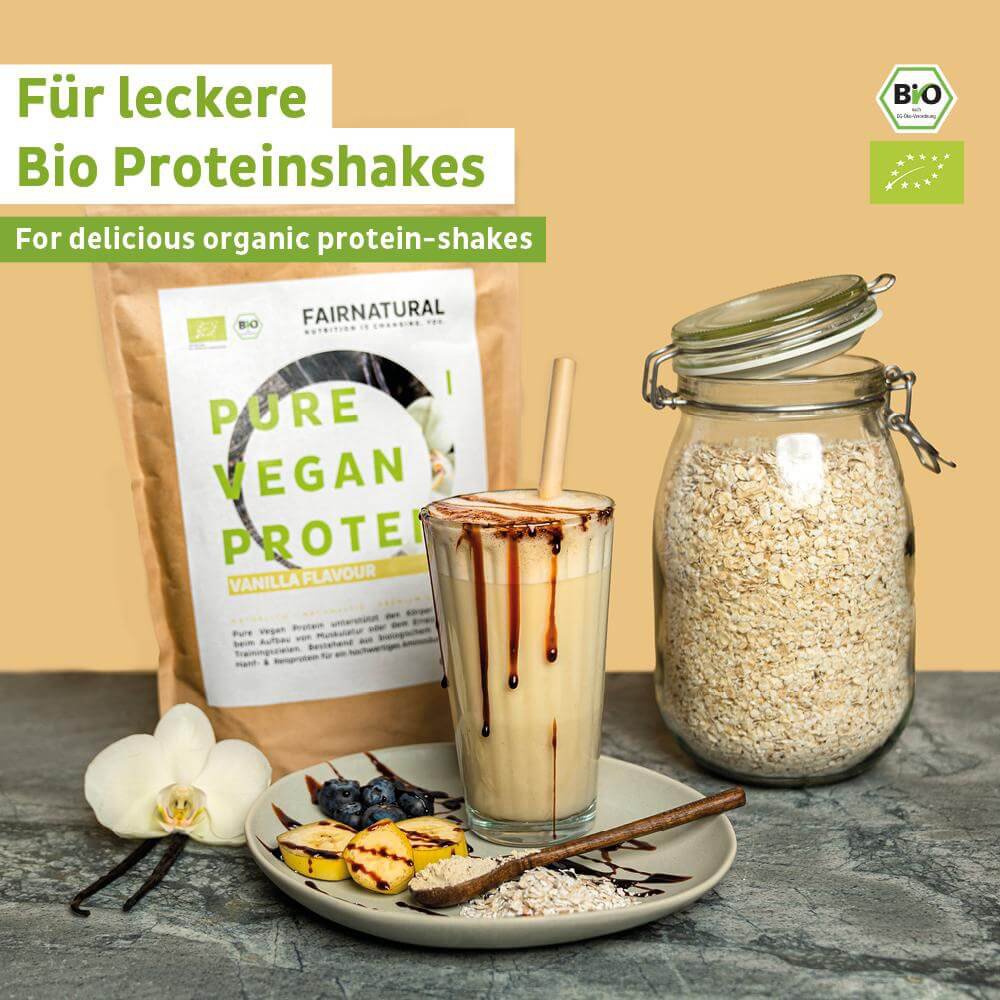 Biologische vegan eiwitpoeder vanille zonder soja