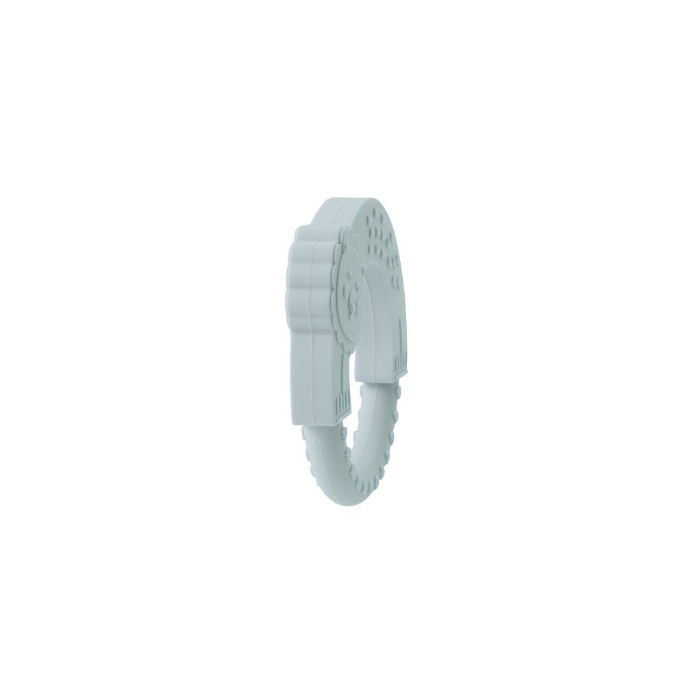 SILICONE BIJTJE - BLAUW/GRIJS