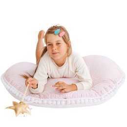 MINICAMP Großes Bodenkissen Rhombus Diamond Pink