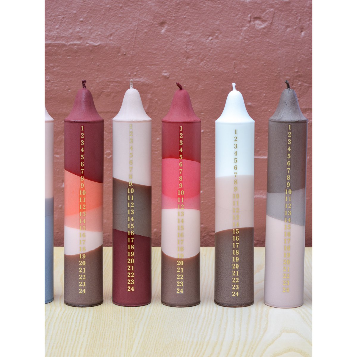 Adventslys Beige, Julekalender