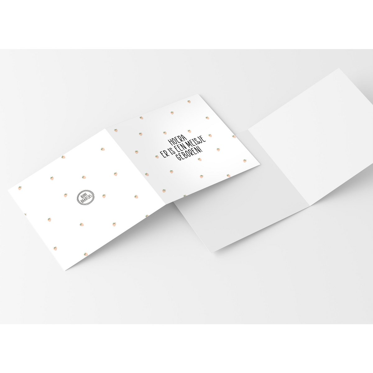 Greeting cards with envelope "Girl"