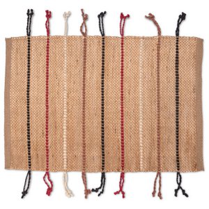 Juteteppich im Boho Stil