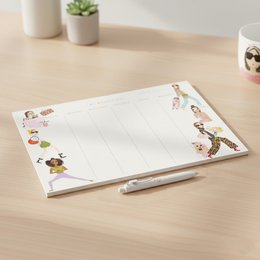 Chic Girls Weekly Desk Pad