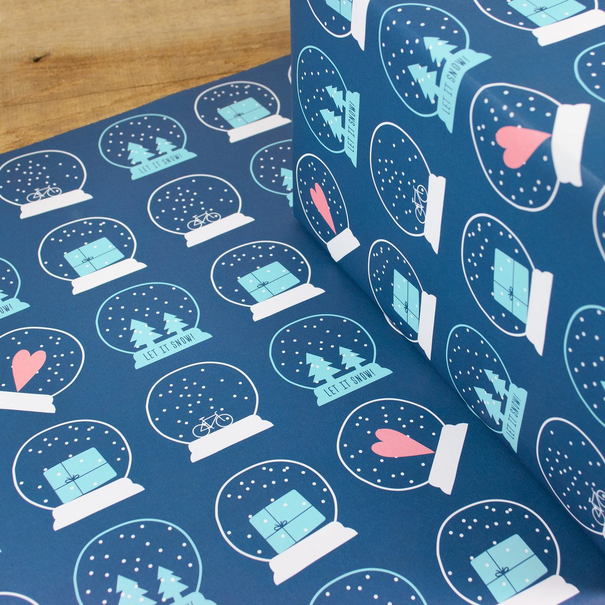 Geschenkpapier Let it snow!