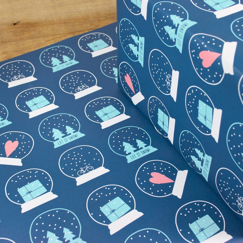 Geschenkpapier Let it snow!
