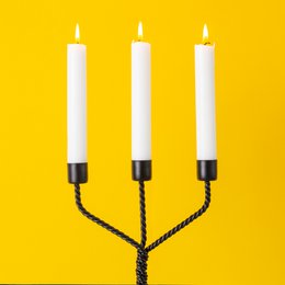 TWISTED CANDLEHOLDER