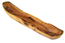 Brotschale rustikal aus Olivenholz 40 – 45 cm