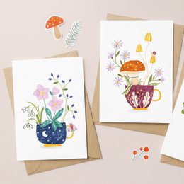 Greeting card | Cup of Autumn