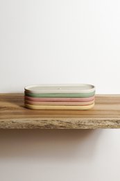 Beiges Tablett