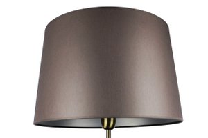 Lampshade fabric dark gray / inside silver 40/33/25 cm
