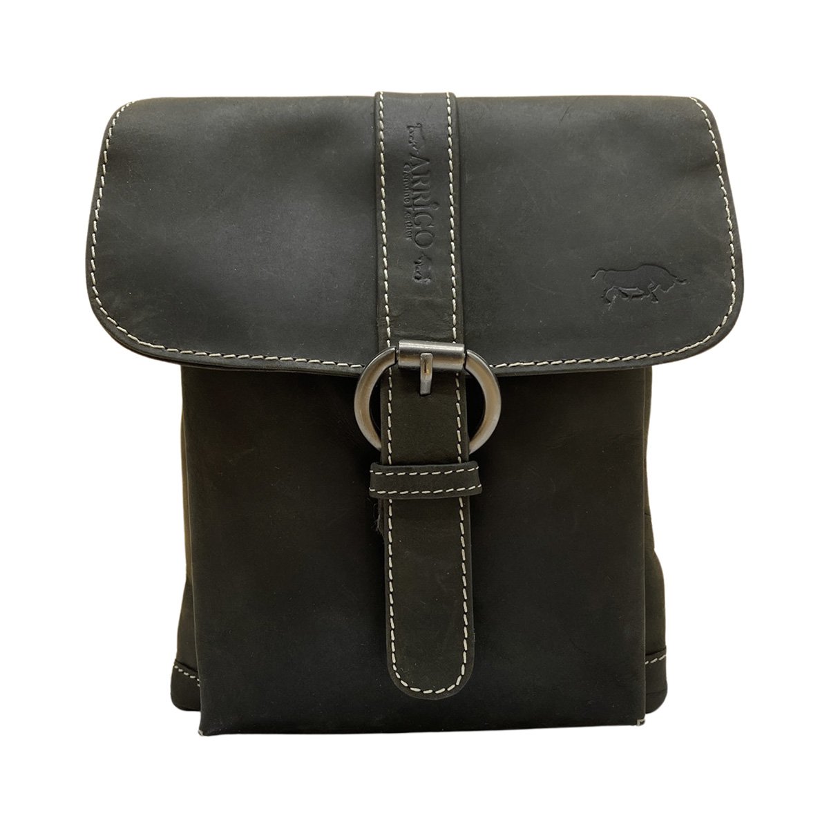 Læder skuldertaske Crossbody taske lavet i 3 farver buffalo læder - Kompakt taske ægte læder