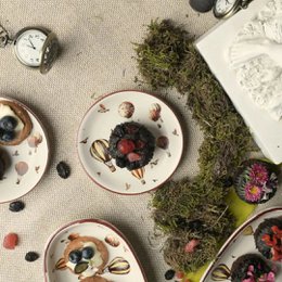 Talerz Obiadowy | Ręcznie robiona porcja na gorąco w stylu vintage | Kamionka