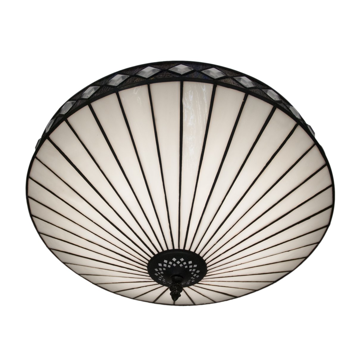 Deckenleuchte mit größerem Durchmesser 45 cm, Tiffany Ilumina-Serie LG290200