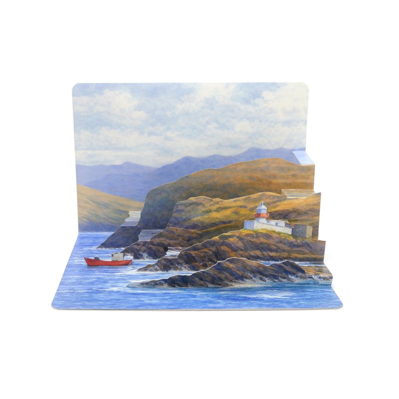 Pop-up card "Wild Coast", art card