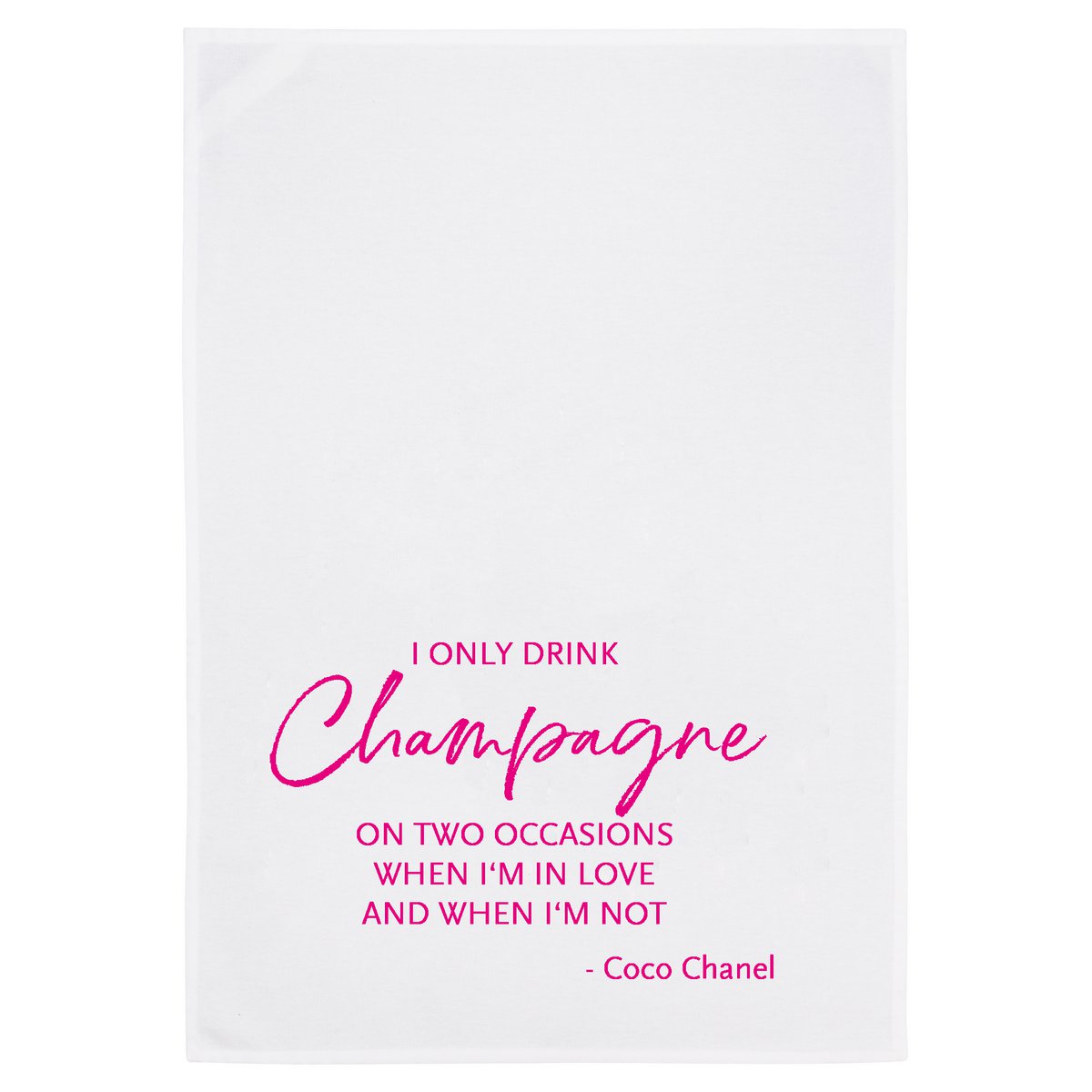 Tè da tè bianco, bevo solo champagne in rosa
