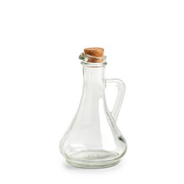 Eddike/olieflaske, 270 ml, glas/prop