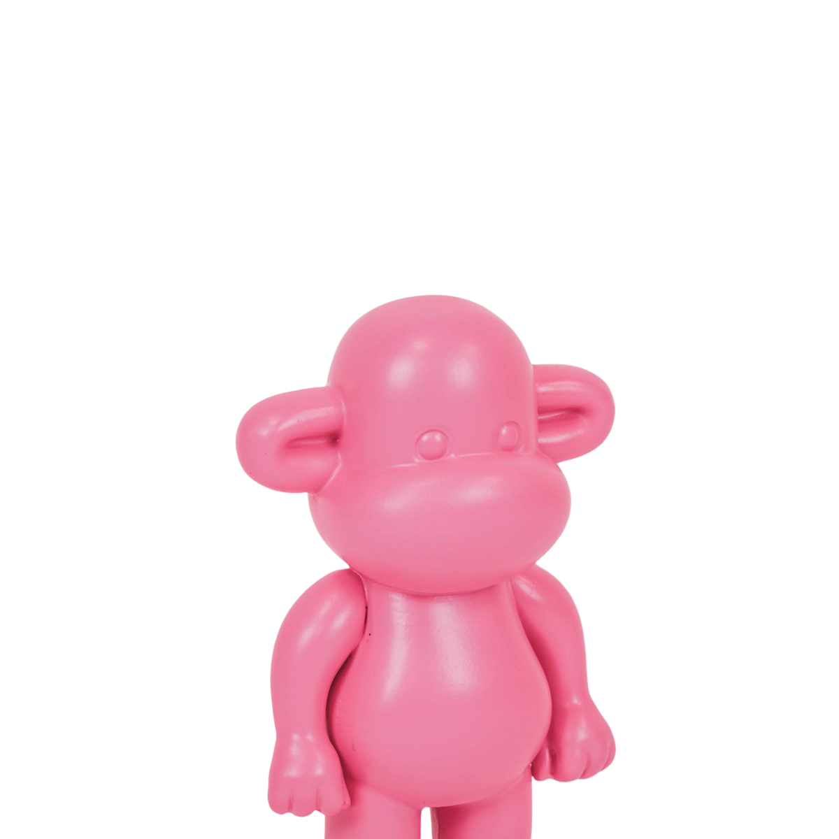 Ozdoba - Figurka małpy „The Legend” - Polyresin - Pink - 11x7x19cm