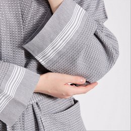 Tuana Baumwoll-Hammam-Unisex-Bademantel