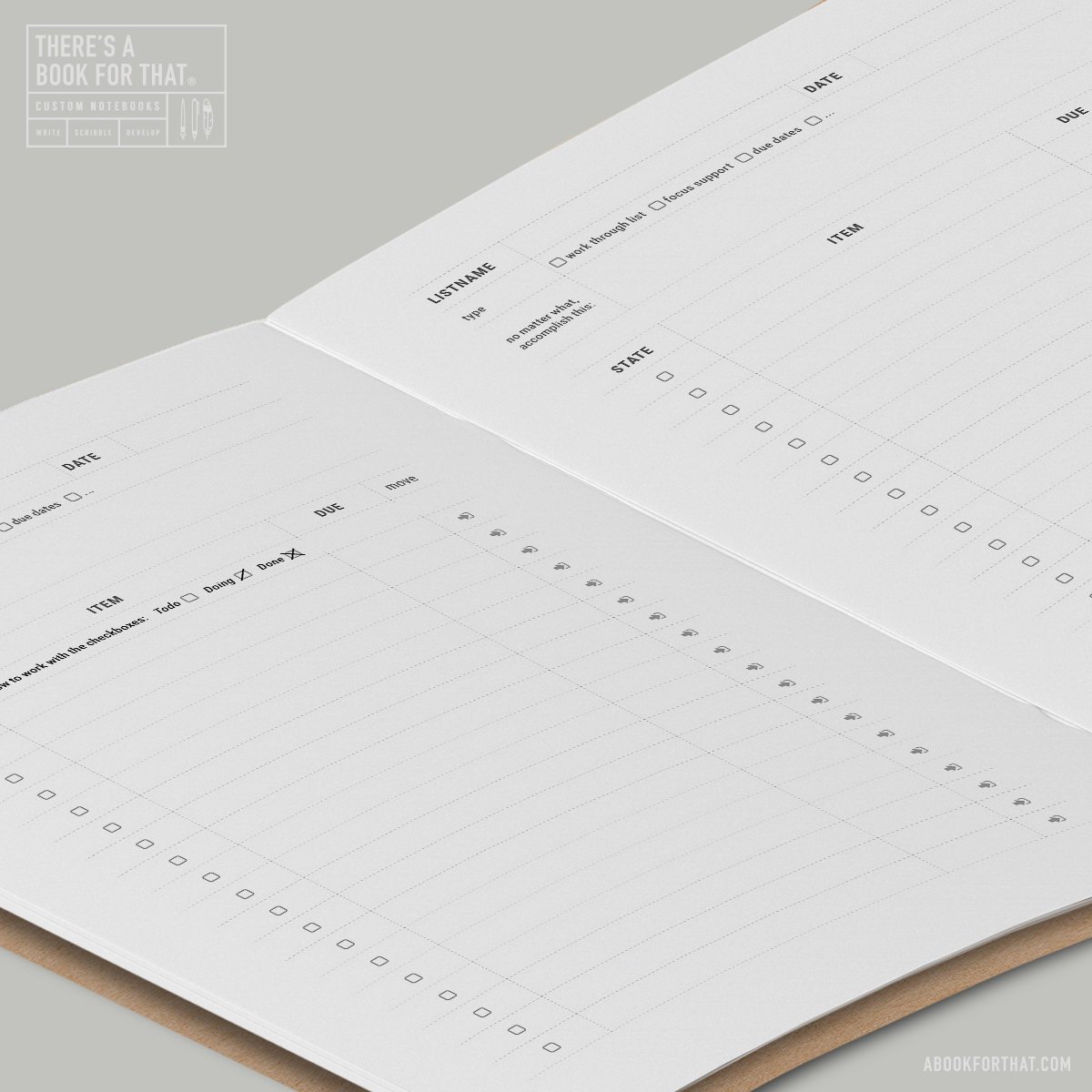 Bulletjournal brevpapir notesbog
