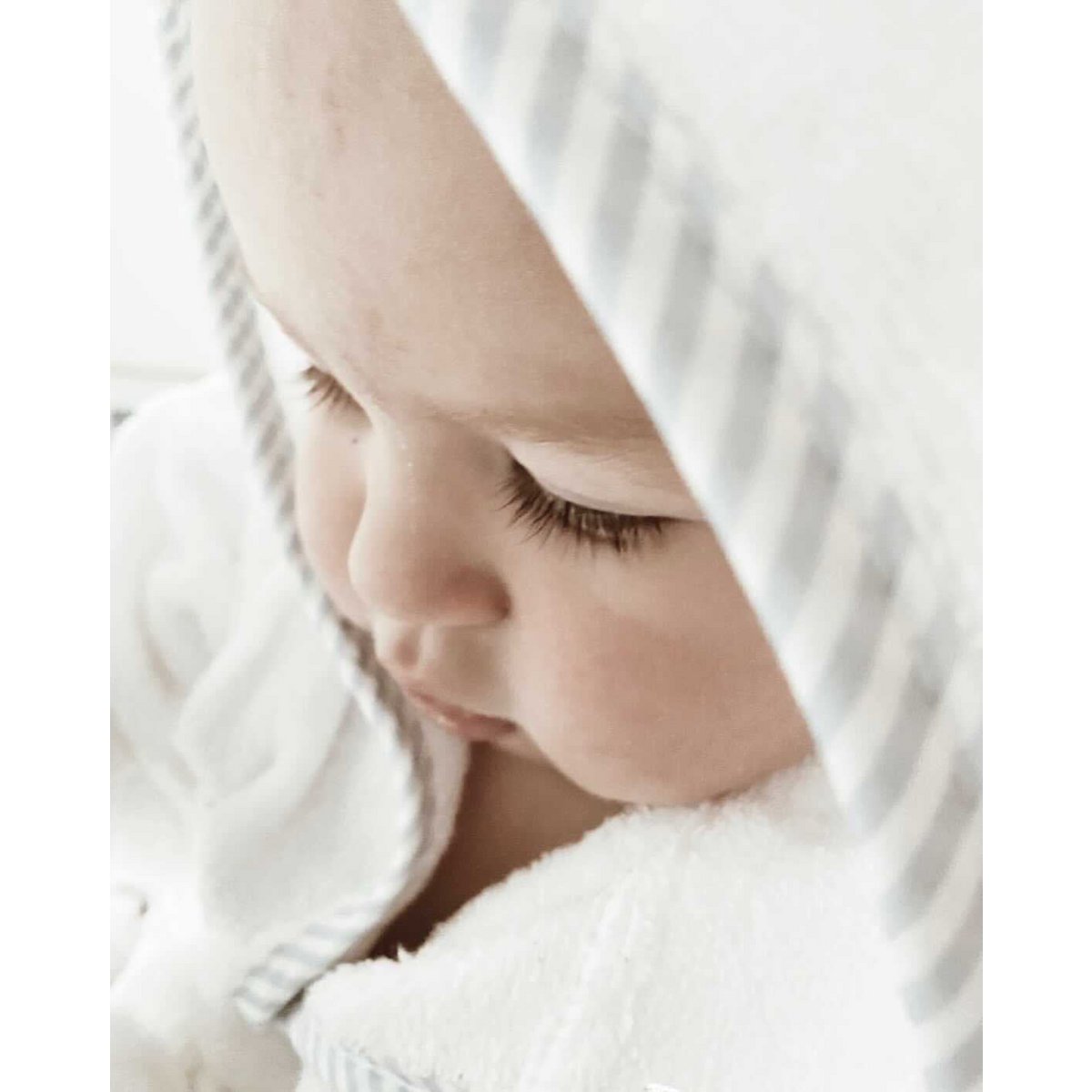 Bobbi Bathrobe - Pale blue stripe - Pale Blue Stripe
