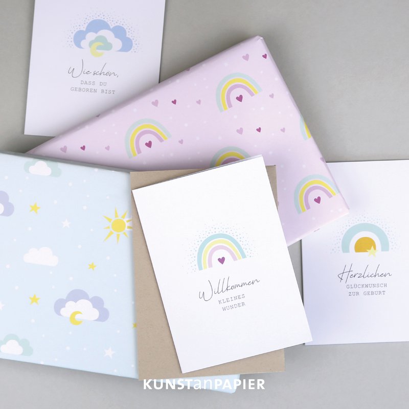 Geschenkpapier Wolke Leonie