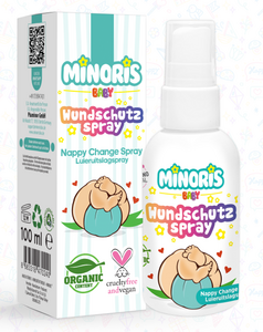 MINORIS BABY NAPPY RASH SPRAY 1OOML