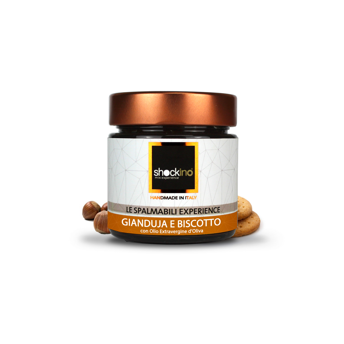 Crème à tartiner artisanale Gianduja et Biscuit