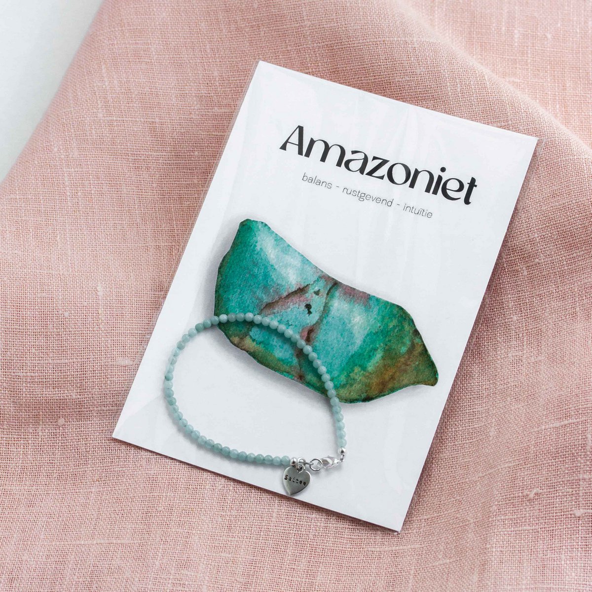 Bracelet en pierres précieuses amazonites