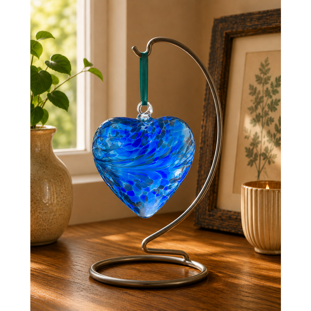 8cm Vriendschapshart - Blauw