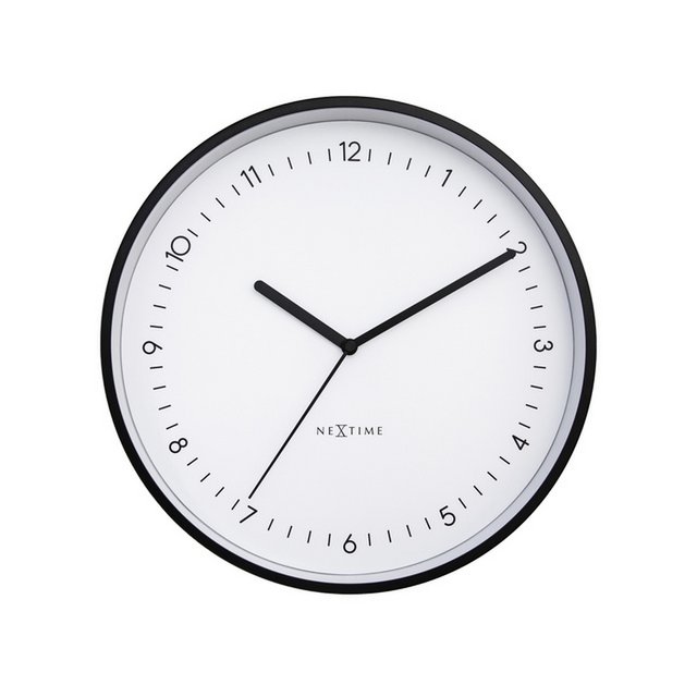 Zegar ścienny NeXtime Berlin 30 cm biały