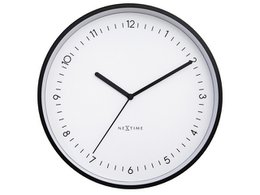 Zegar ścienny NeXtime Berlin 30 cm biały