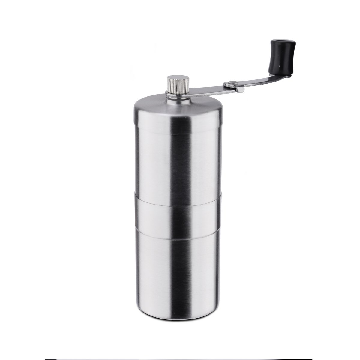 Compact coffee grinder with ceramic grinder
