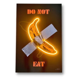Spis ikke denne banan | LED vægkunst