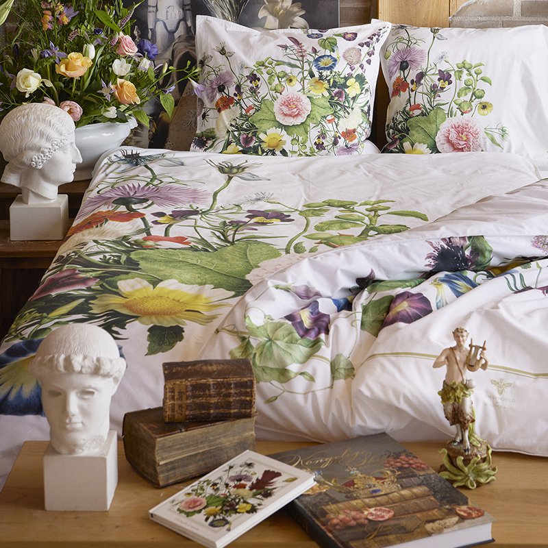 Biologische bedlinnenset - Flower Garden JL 140x200 cm