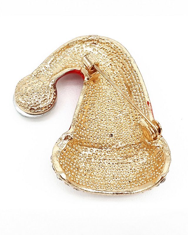 Brooch - Santa hat