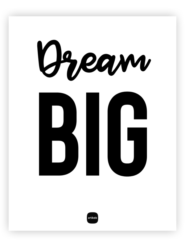 Dream Big - Decocard Copy
